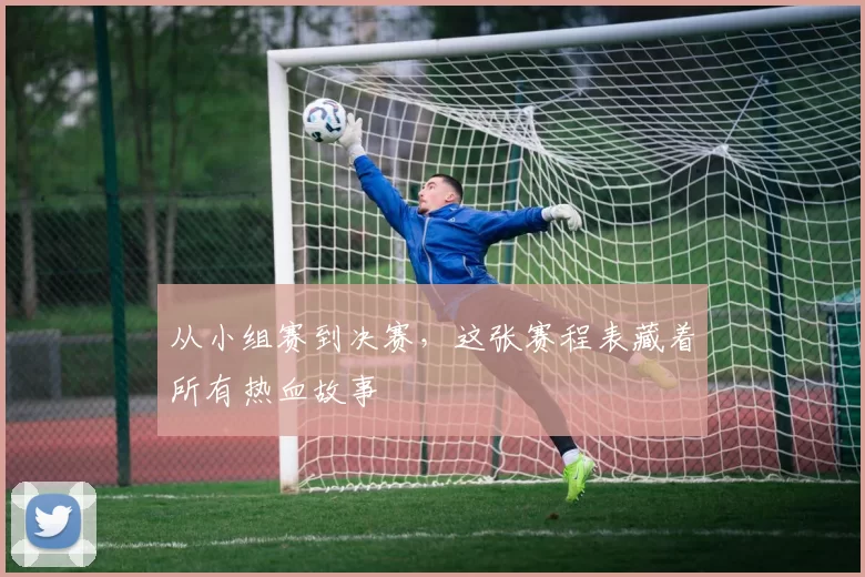 从小组赛到决赛,这张赛程表藏着所有热血故事